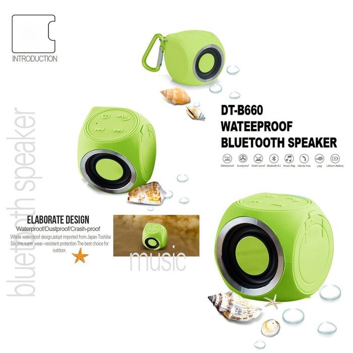Mini Speaker,ELEGIANT Portable IPX7 Waterproof Shower Speaker Bluetooth Wireless Stereo Speaker with Powerful... N20
