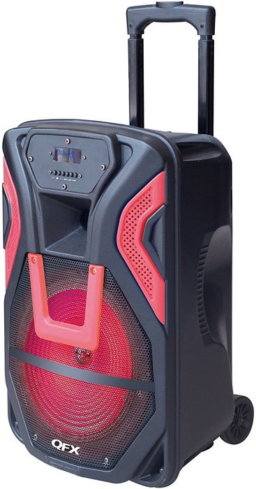 QFX PBX-61158/RD Portable Battery Powered Speaker