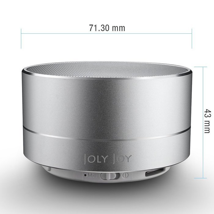 Bluetooth Speaker, Joly Joy Bluetooth 3.0 Wireless Speaker with Built-in Mic Handsfree Portable Speaker Built-in... N5