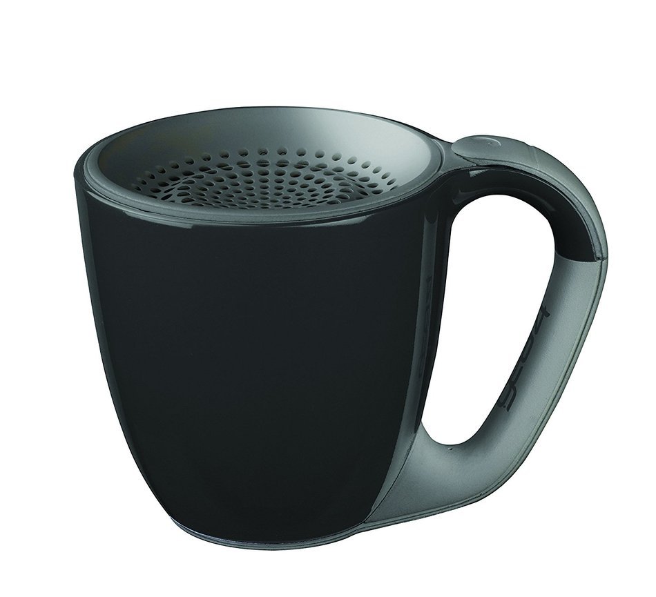 GEAR4 Double Espresso Large Coffee Cup Style Bluetooth Speaker with Handsfree (Black) N2