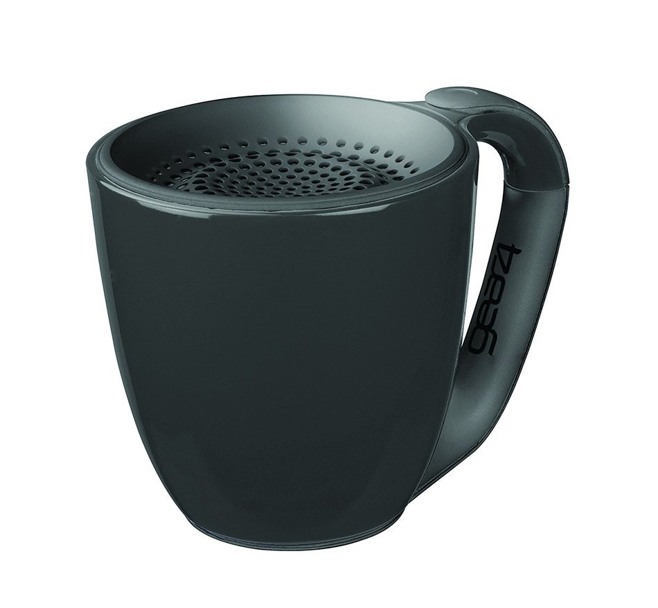GEAR4 Double Espresso Large Coffee Cup Style Bluetooth Speaker with Handsfree (Black) N3
