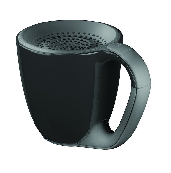 GEAR4 Double Espresso Large Coffee Cup Style Bluetooth Speaker with Handsfree (Black) N4