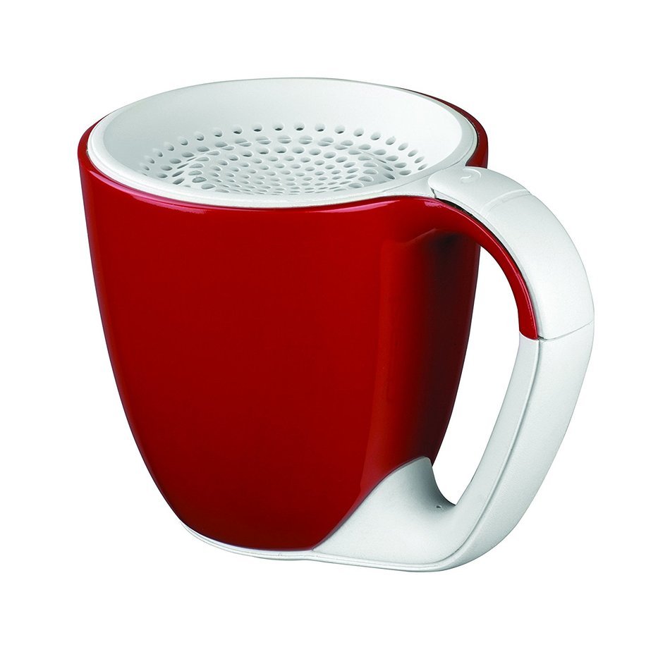 GEAR4 Double Espresso Large Coffee Cup Style Bluetooth Speaker with Handsfree (Black) N9