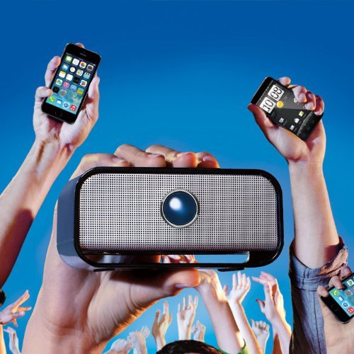 brookstone Big Blue Live Wireless Bluetooth Speaker N3
