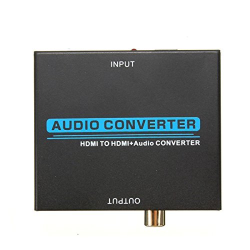 HDMI To HDMI Toslink SPDIF Coaxial Coax Analog RCA L/R Audio Converter Adapter N3