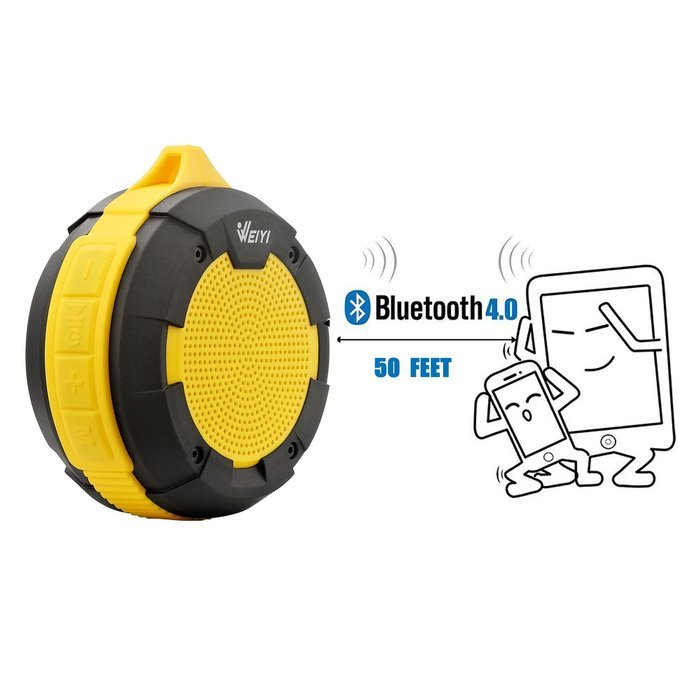 Weiyi Portable & Waterproof 5W Wireless Bluetooth Speaker With 12 Hour Battery Life & Multi-Functional With AUX... N2