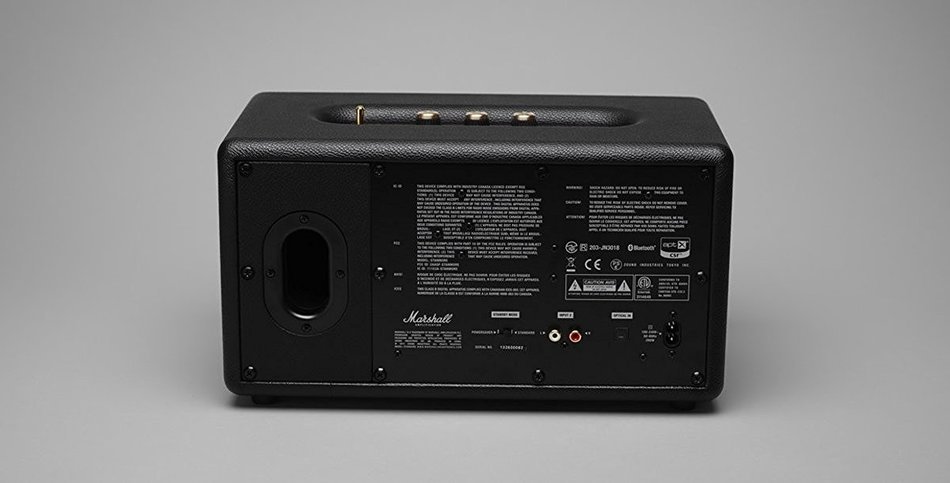 Marshall Stanmore Wireless Bluetooth Stereo Speaker System - Black (Certified Refurbished) N5