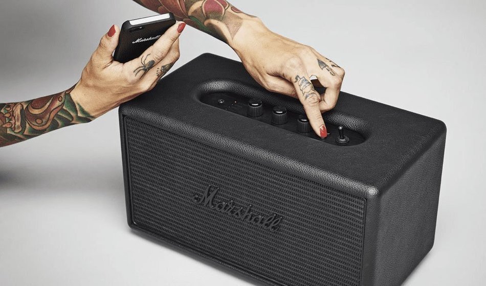 Marshall Stanmore Wireless Bluetooth Stereo Speaker System - Black (Certified Refurbished) N13