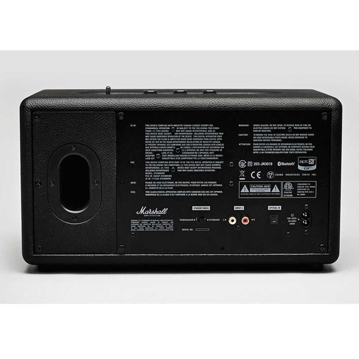 Marshall Stanmore Wireless Bluetooth Stereo Speaker System - Black (Certified Refurbished) N16
