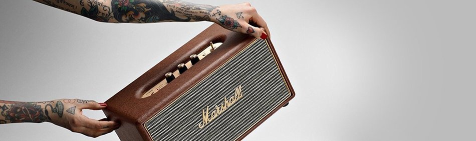 Marshall Stanmore Wireless Bluetooth Stereo Speaker System - Black (Certified Refurbished) N21