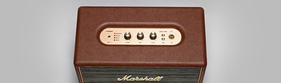 Marshall Stanmore Wireless Bluetooth Stereo Speaker System - Black (Certified Refurbished) N23