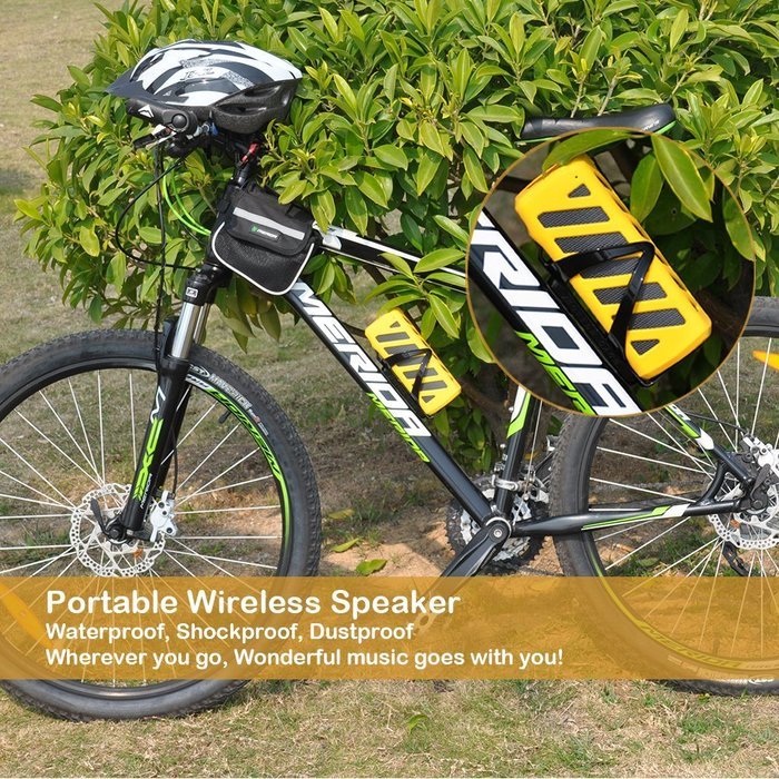 Portable Wireless Bluetooth Speakers Waterproof with Power Bank, Powerful Surround Hi-fi Sound with Enhanced Bass... N14
