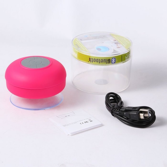 [New Release]cnokfan Mini Waterproof Wireless Shower Bluetooth 3.0 Speaker, Handsfree Speakerphone with Builtin-Mic... N12