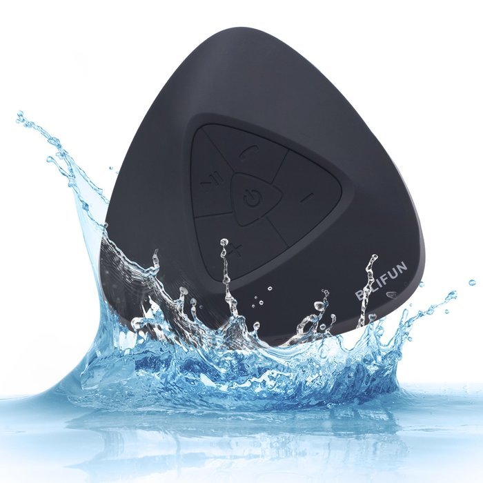 Mini Waterproof Bluetooth Shower Speaker, BILIFUN Portable Wireless ...