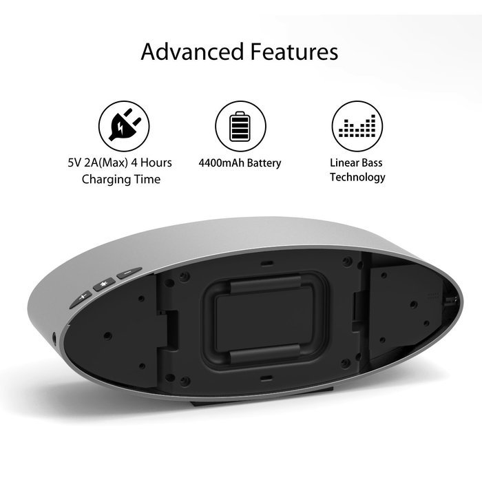 BEASON Portable 24W Dual Speaker Bluetooth Speaker, Deep Bass Indoor & Outdoor Wireless Speaker N6