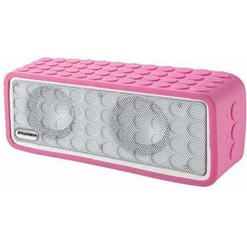 SYLVANIA SP258-PINK Bluetooth(R) Mini Speaker with Silicon Protective Cover (Pink)