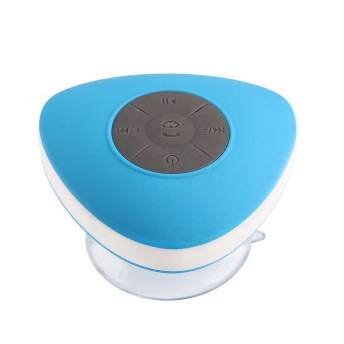 DROK&reg; Triangle Waterproof Bluetooth Wireless Shower Speaker,Rechargeable, High Performance, Sound Quality Stability... N22