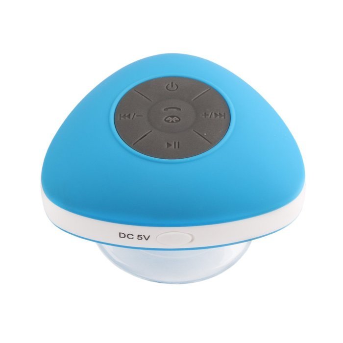 DROK&reg; Triangle Waterproof Bluetooth Wireless Shower Speaker,Rechargeable, High Performance, Sound Quality Stability... N23