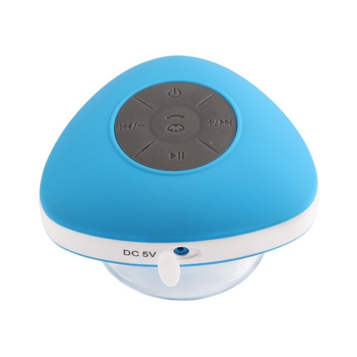 DROK&reg; Triangle Waterproof Bluetooth Wireless Shower Speaker,Rechargeable, High Performance, Sound Quality Stability... N24