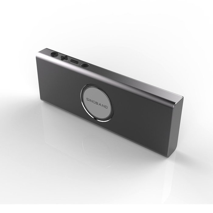 SINOBAND S100 12W The World's Lightest and Slimmest Portable Bluetooth Speaker (21mm, 9.9 Ounces), Ultra Portable... N4