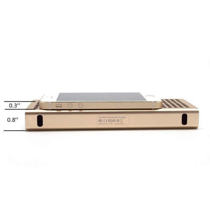 SINOBAND S100 12W The World's Lightest and Slimmest Portable Bluetooth Speaker (21mm, 9.9 Ounces), Ultra Portable... N12
