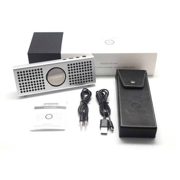 SINOBAND S100 12W The World's Lightest and Slimmest Portable Bluetooth Speaker (21mm, 9.9 Ounces), Ultra Portable... N15