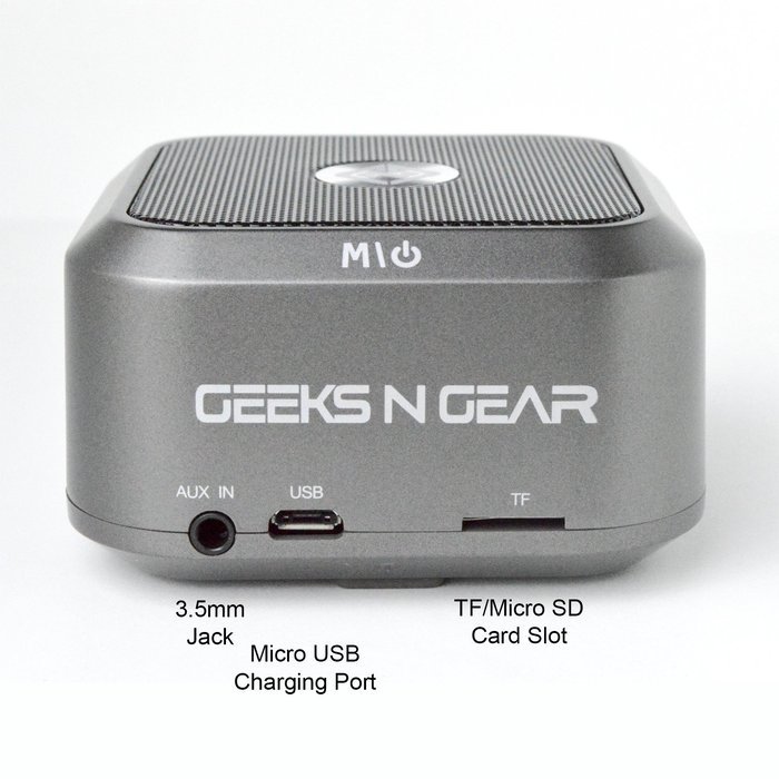 Wireless Portable Bluetooth Speaker - 5W Stereo Speakers - Best Bass and Sound Quality by Geeks N Gear - Hands... N7