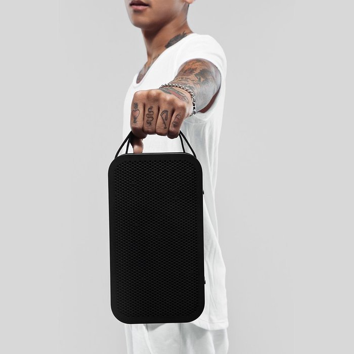 B&O PLAY by Bang & Olufsen Beoplay A2 Portable Bluetooth Speaker (Black) N4