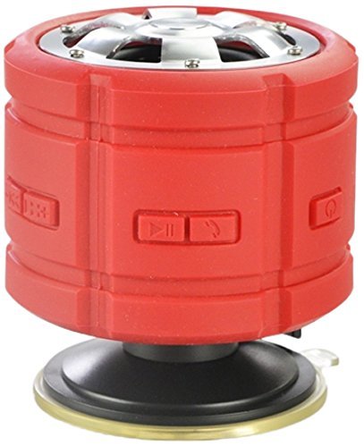 Azeca Distribution WS507-BL Waterproof Bluetooth Speaker with Pool Floaty Shower Wall Attachment and Carbineer... N5
