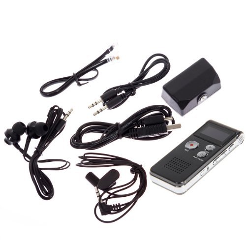 Generic 4GB Digital LCD Voice Recorder Stereo Rcorder Supports Time Display N4