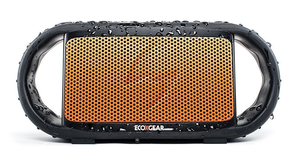 ECOXGEAR ECOXBT Rugged and Waterproof Wireless Bluetooth Speaker (Orange) N2