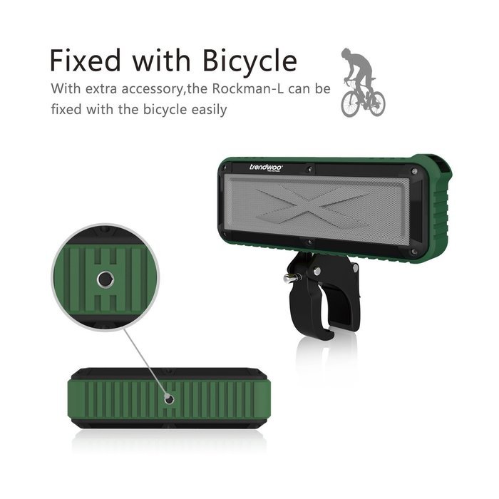 Portable Bluetooth Speakers, Outdoor Wireless 10W Speakers with 8 Hours Playtime Waterproof IP65 for Outdoors,... N4