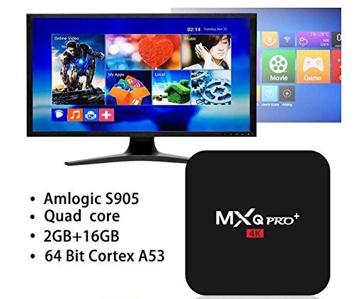 lomefo Android 5.1 media player MXQ PRO+ plus TV box S905 2G+16G dual wifi N6