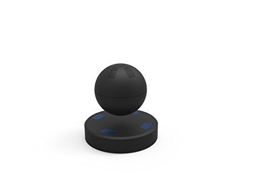 MMOO Remote Control Wireless Bluetooth Magnetic Levitation Sphere Floating Speaker Supports NFC TF Card (Black)