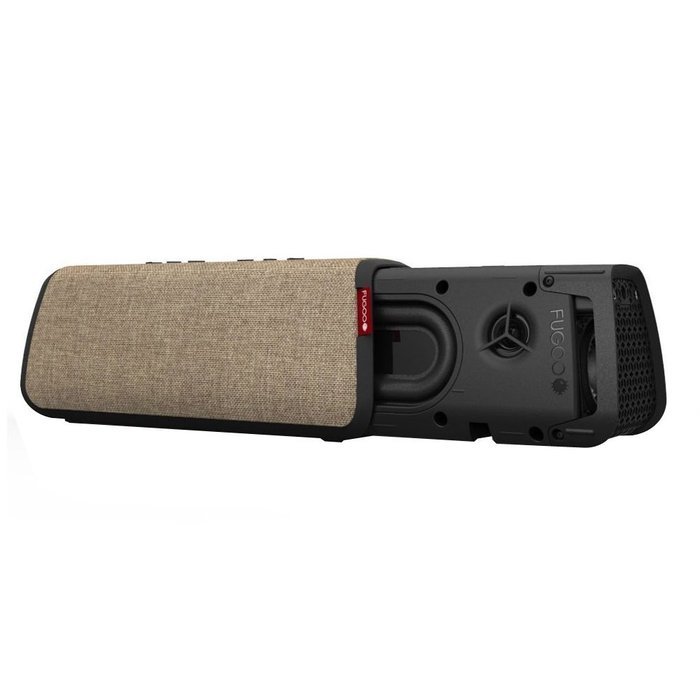 Fugoo Style XL Portable Waterproof Speaker with Bluetooth - Sand/Black (FXLSTSN01) with Xtreme 2.4Amp Weatherproof... N4