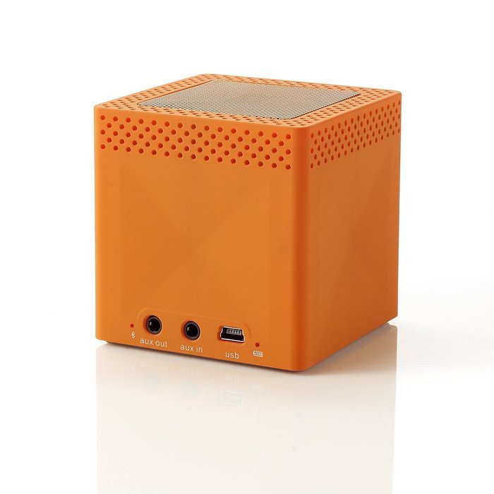 Bem HL2022D Bluetooth Mobile Speaker for Smartphones - Retail Packaging - Orange N2