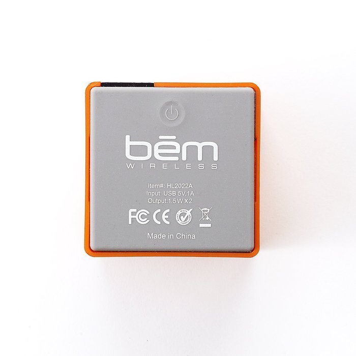 Bem HL2022D Bluetooth Mobile Speaker for Smartphones - Retail Packaging - Orange N6