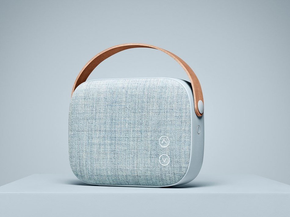 Vifa Helsinki Hi-Resolution Bluetooth 4.0 Wireless Portable Speaker - Willow Green