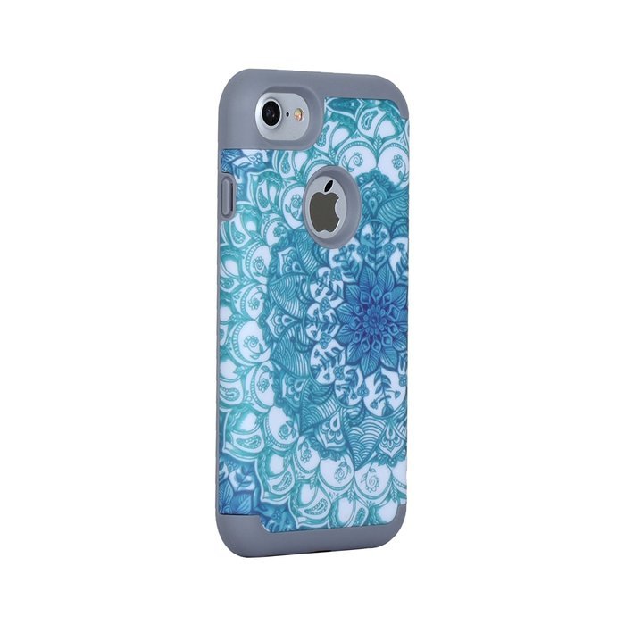 iPhone 7 Case,SAVYOU Flowers Series Dual Layer Case for iPhone 7 Armor Shield Shock Absorbent Hard PC Cover and... N29