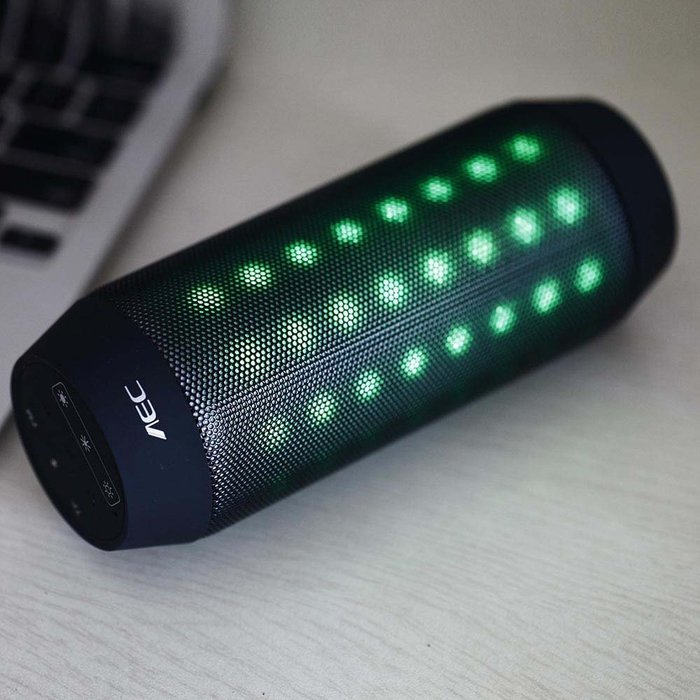 Andoer AEC Bluetooth Stereo Speaker Bass Subwoofer with MIC Support TF FM Line in Handsfree Call for iPhone iPad... N2