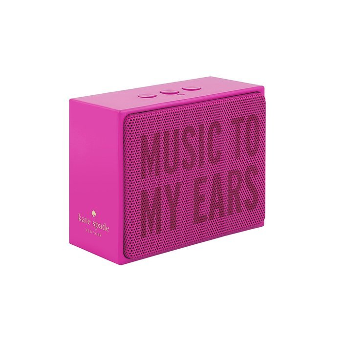kate spade new york Portable Wireless Bluetooth Speaker includes Rose Gold Saffiano Cover with Black & Rose Gold... N16