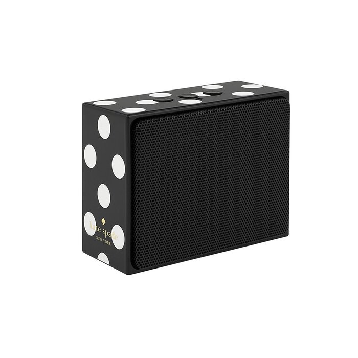 kate spade new york Portable Wireless Bluetooth Speaker includes Rose Gold Saffiano Cover with Black & Rose Gold... N23