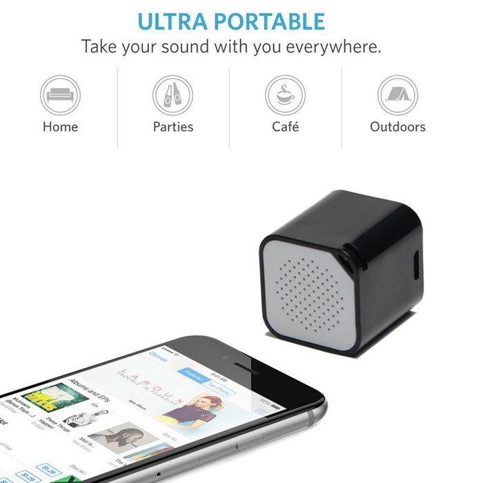 Mini Bluetooth Speaker,gaosa Ultra-compact Speaker Portable Pocket Size Wireless Bluetooth Speaker for Apple Iphone... N3