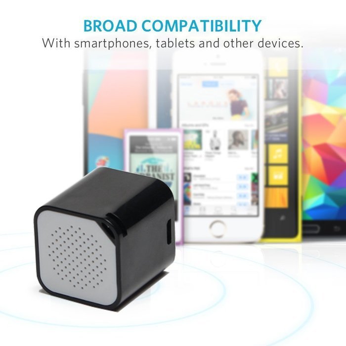 Mini Bluetooth Speaker,gaosa Ultra-compact Speaker Portable Pocket Size Wireless Bluetooth Speaker for Apple Iphone... N4