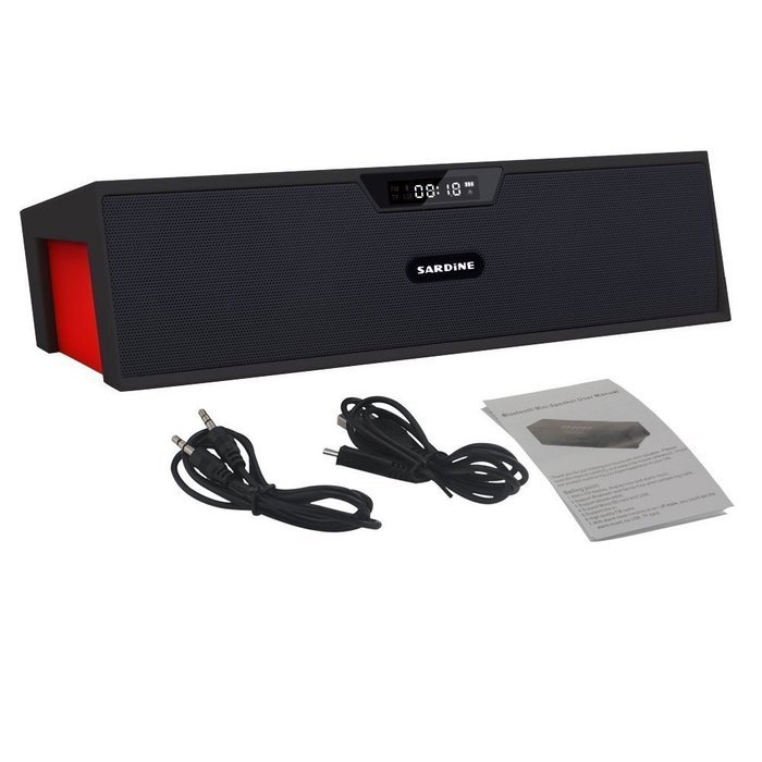 CEStore Sardine Stereo Music Speaker Box , Support TF Card / Micro SD Card and USB Input for iPhone 6 Plus 5S... N20