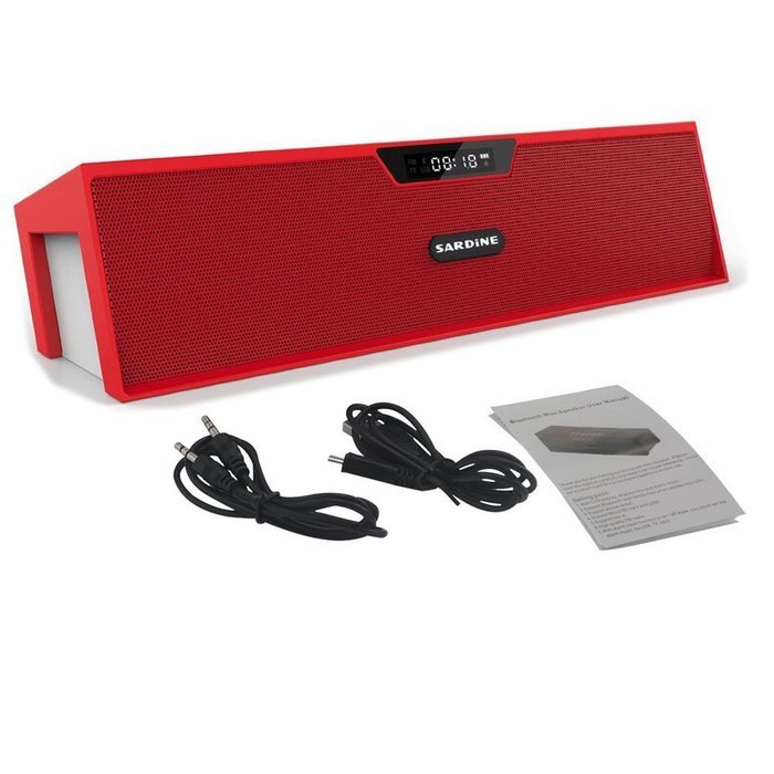 CEStore Sardine Stereo Music Speaker Box , Support TF Card / Micro SD Card and USB Input for iPhone 6 Plus 5S... N25