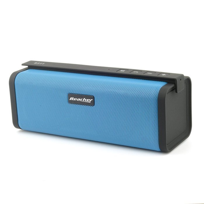 Reacher Portable Bluetooth Speaker FM Radio MP3 Player Built-In Power Bank, Mic, Micro TF SD Card, USB Input,...