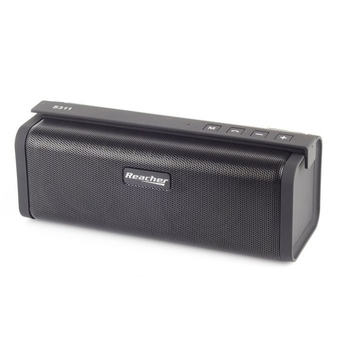 Reacher Portable Bluetooth Speaker FM Radio MP3 Player Built-In Power Bank, Mic, Micro TF SD Card, USB Input,... N14