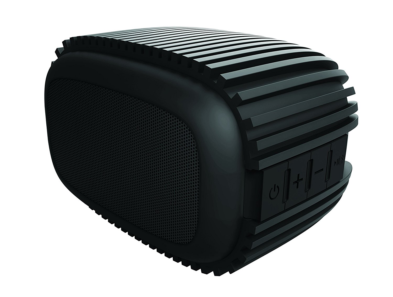 Sharper Image SBT617BK Rugged Outdoor Bluetooth Speaker 4.0, Splash