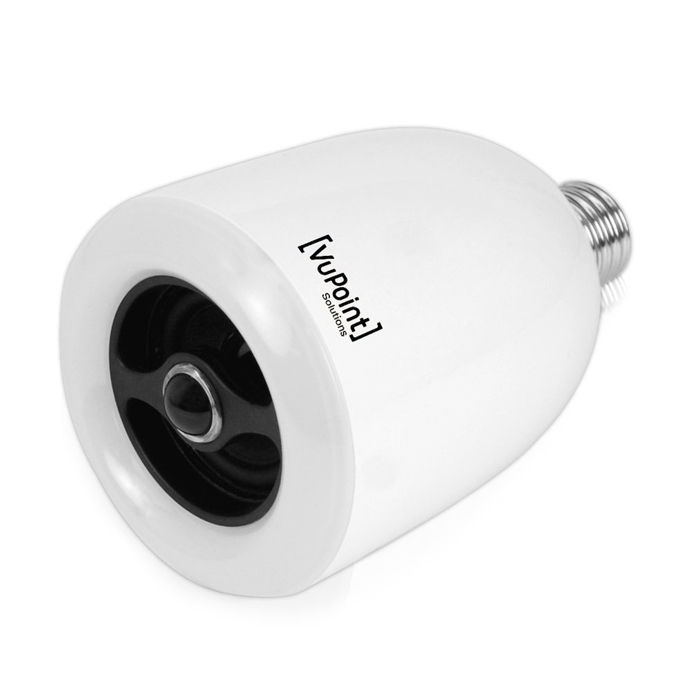 VuPoint Solutions Bluetooth Lightbulb Speaker, 200Lumens, White (SBT